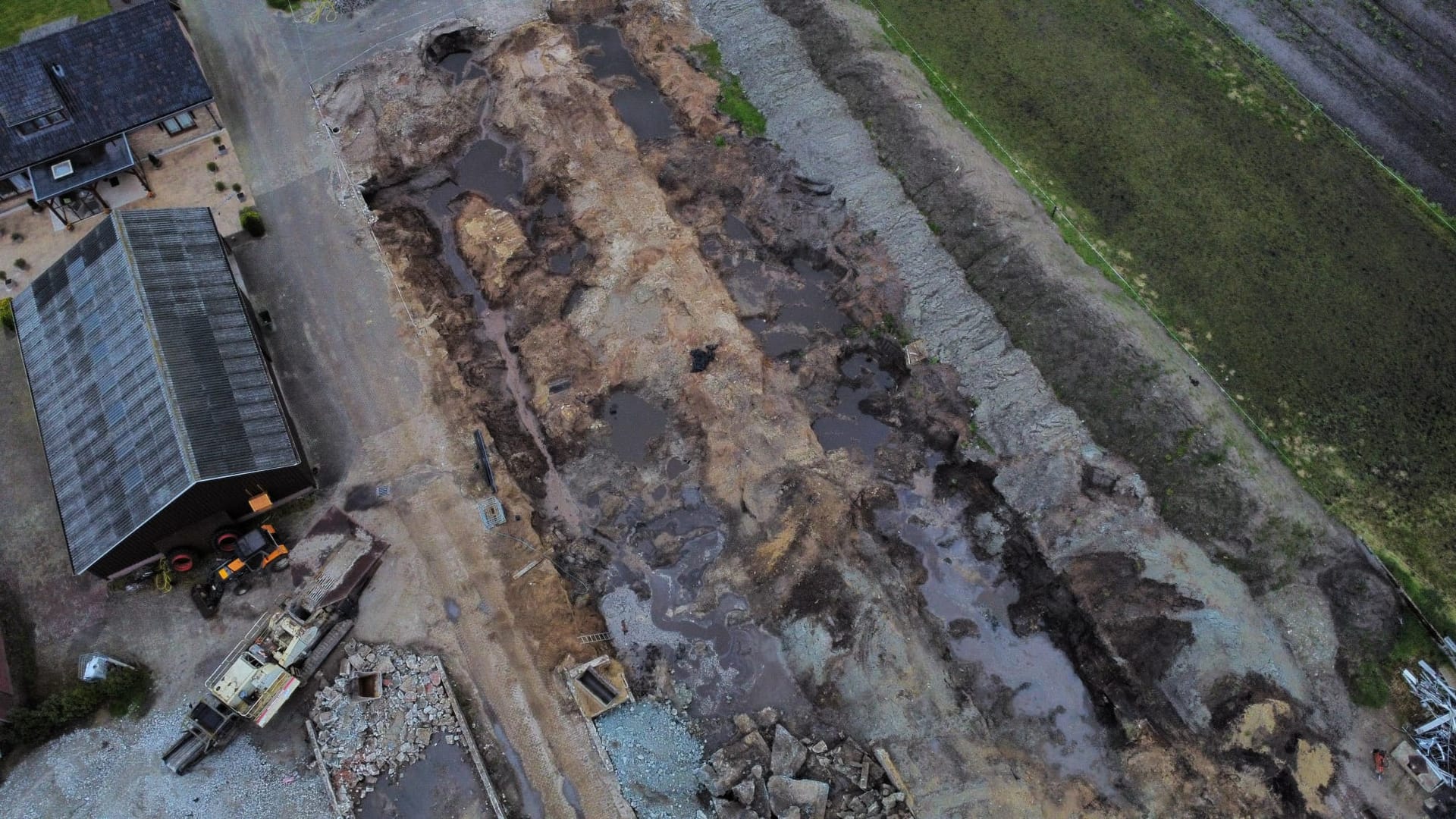 luchtfoto sloop stal